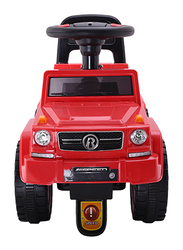 Ziryab Foot-to-Floor Baby Push and Ride Racer, Red