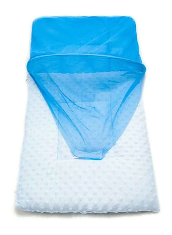 

Rikang Breathable Lightweight Travel Friendly Baby Nest with Mosquito Net, Blue
