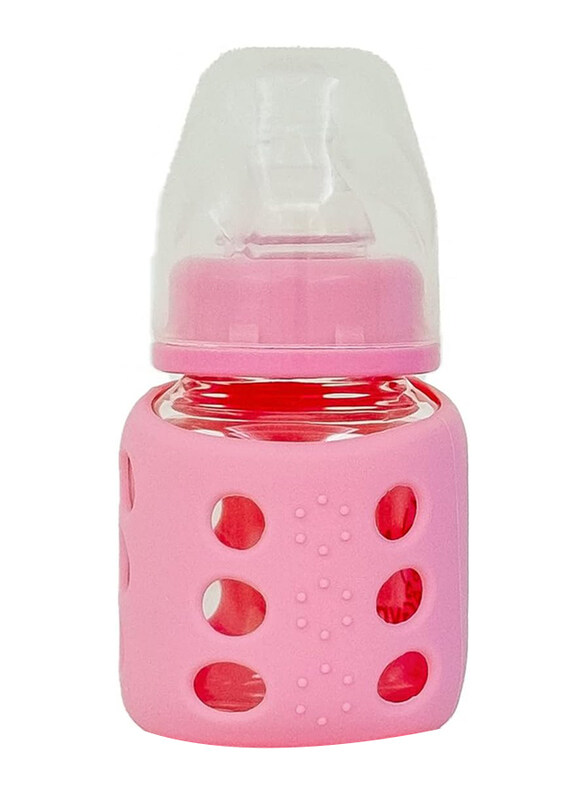 

Generic Baby Feeding Glass Bottle, 60ml, Pink