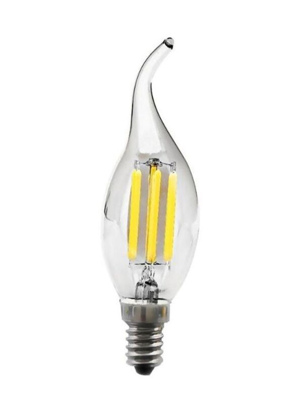 3-Piece Candle LED Filament Lamp, Multicolour
