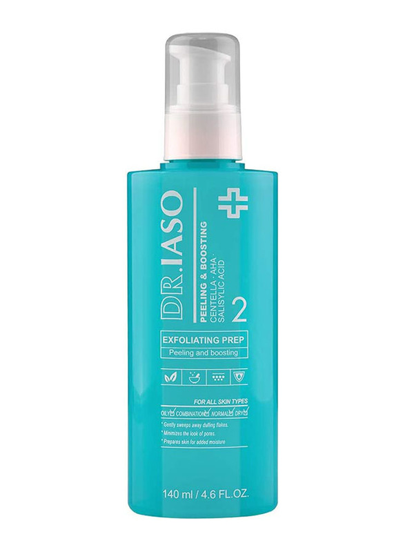 IASO Gentle AHA & BHA Exfoliating Toner, 140ml