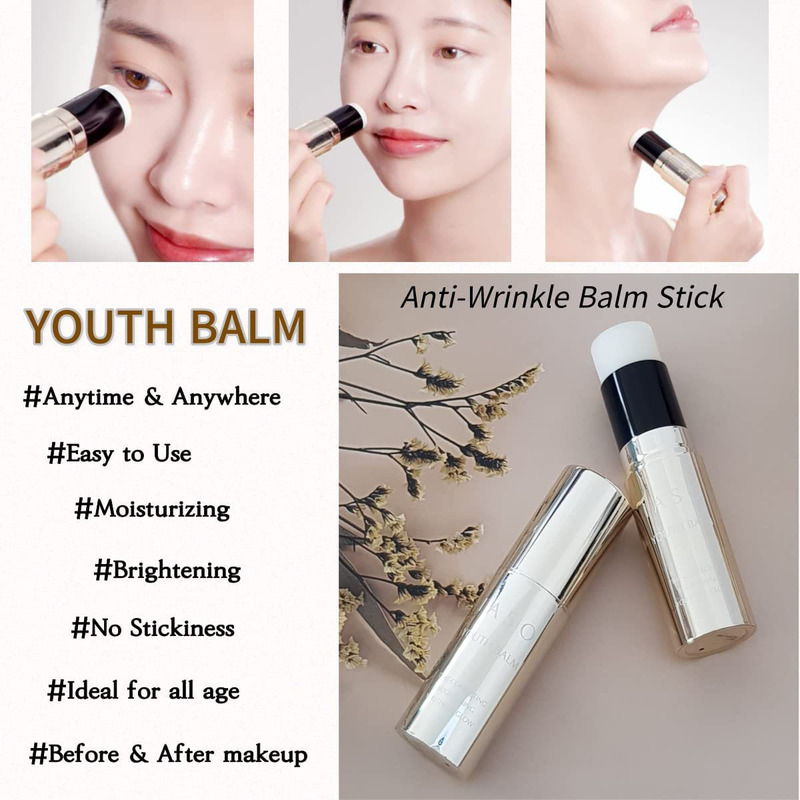 IASO Youth Balm Anti-Wrinkle Moisturising Multi Balm Stick, 10g