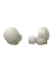Sony True Wireless In-Ear Noise Cancelling Headphones with Built-In Mic, WF-1000Xm4, Silver