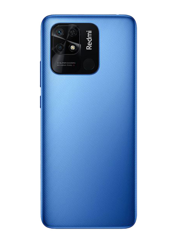 Xiaomi Redmi 10C 128GB Ocean Blue, Without FaceTime, 4GB RAM, 4G LTE, Dual Sim Smartphone