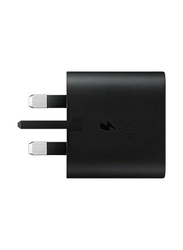 Samsung 25W UK Wall Charger, Black