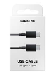 Samsung 1-Meter USB Data Cable, USB Type C to USB Type C Charging & Data Cable for All Smartphones, Black