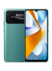 Xiaomi Poco C40 64GB Coral Green, Without FaceTime, 4GB RAM, 4G LTE, Dual Sim Smartphone