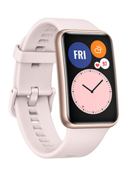 Huawei Fit 1.64 Inch Smartwatch with Amoled Display & GPS, Sakura Pink