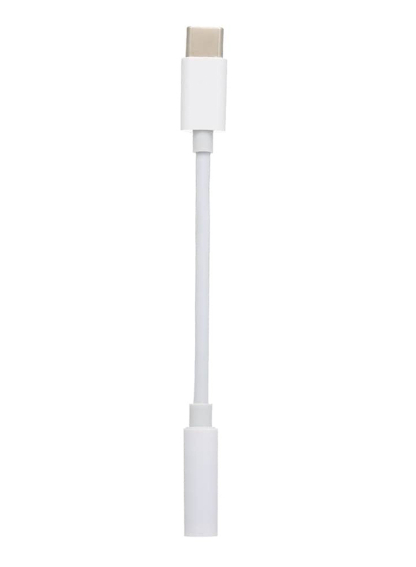3.5mm Headphone Jack Cable, 3.5mm Jack To USB Type C for All Smartphones, White