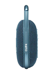 JBL Clip 4 Ultra-Portable Waterproof Speaker, Blue