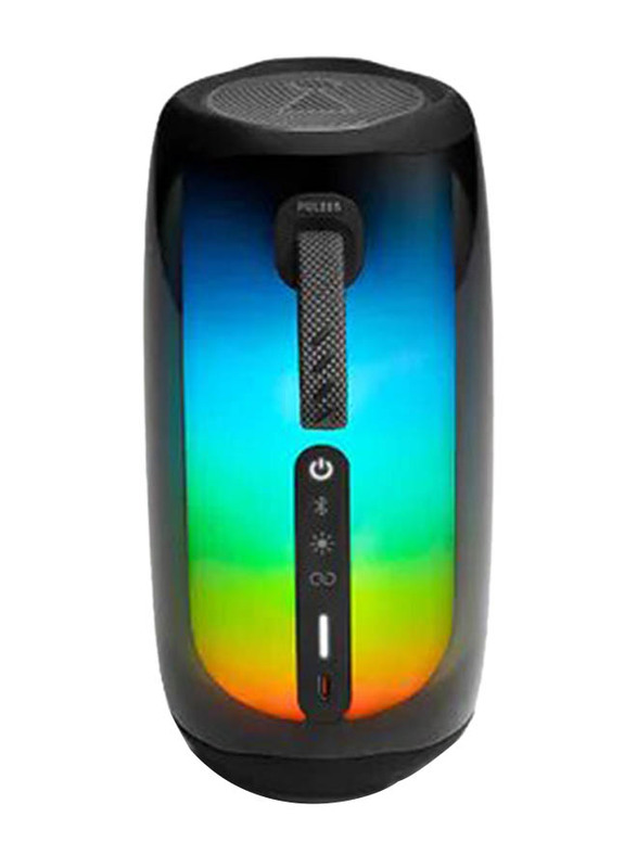 JBL Pulse 5 Portable Bluetooth Speaker with Light Show, Black