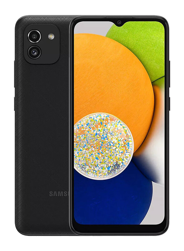 

Samsung A03 64GB Black, 4GB RAM, 4G LTE, Dual Sim Smartphone