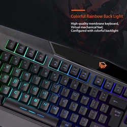 Meetion C510 Gaming Backlit Keyboard and Mouse Combo Set, Black