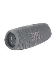 JBL Charge 5 Portable Waterproof Speaker with Powerbank, Grey