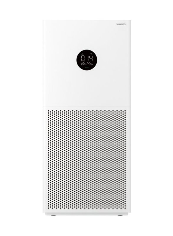 شاومي  4 لايت جهاز تنقية الهواء الذكي بشاشة تعمل باللمس ، أبيض