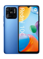 Xiaomi Redmi 10C 128GB Ocean Blue, Without FaceTime, 4GB RAM, 4G LTE, Dual Sim Smartphone