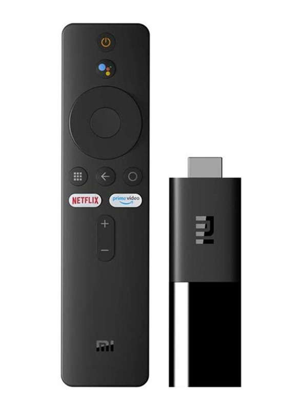 Xiaomi Mi TV Stick Global Version Android TV 2K HDR Quad Core HDMI 1GB RAM Bluetooth Wi-Fi Netflix Google Assistant, Black