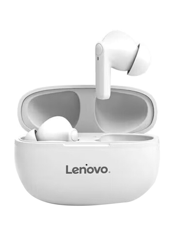 

Lenovo HT05 TWS Wireless In-Ear Noise Cancelling Ipx5 Waterproof Sports Headset with Hd Mic, White