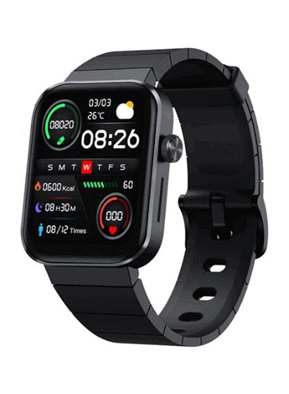 

Mibro T1 1.6 Inch Smartwatch with Health Tracker, Black