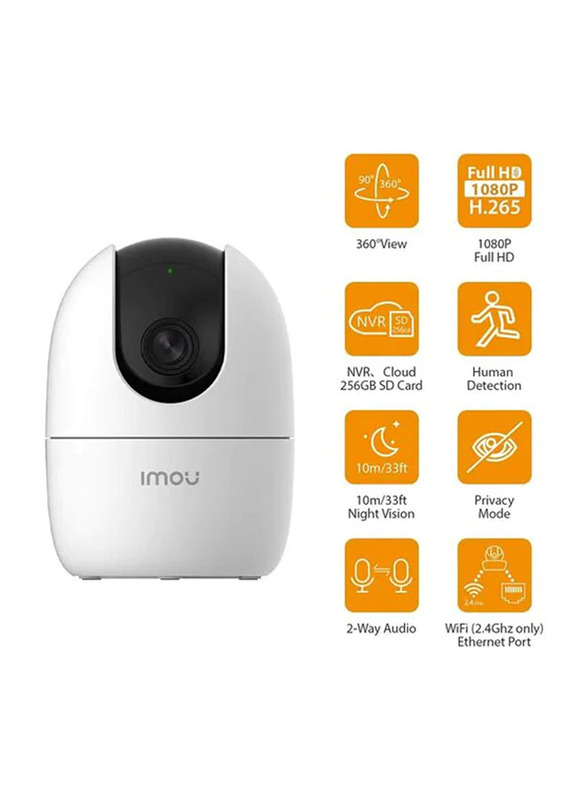 Imou Indoor Wi-Fi 1080P Security Camera, White