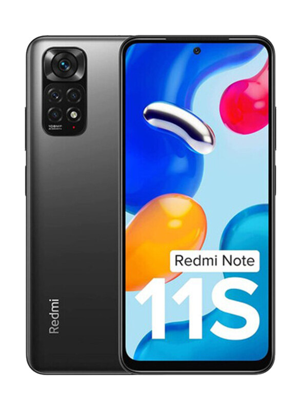 

Xiaomi Note 11S 128GB Space Black, 6GB RAM, 4G LTE, Dual Sim Smartphone