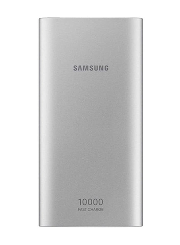 Samsung 10000mAh Wired Fast Charging Power Bank, Silver