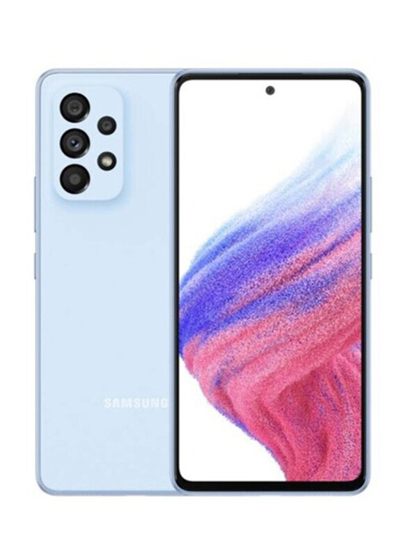 

Samsung Galaxy A53 128GB Awesome Blue, 6GB RAM, 5G, Dual Sim Smartphone