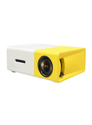 Generic YG300 LED Video Projector, White/Yellow