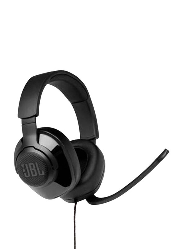 

Not Applicable JBL Quantum 200 Wired Over-Ear Gaming Headphones With Voice-Focus Flip-Up Mic, Black