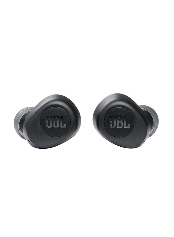 JBL Wave 100 True Wireless / Bluetooth In-Ear Headphones with Deep Powerful Bass and 20H Battery, Black