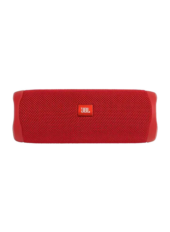 JBL Flip 5 Portable Waterproof Bluetooth Speaker, Red