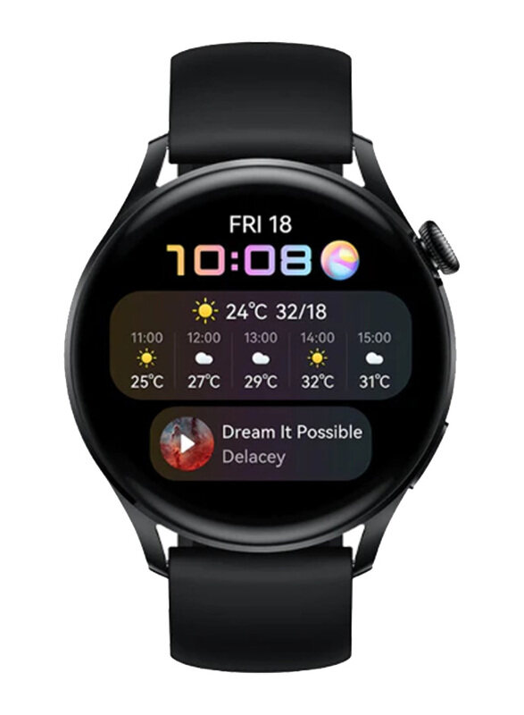 

Huawei Watch 3 Smartwatch With GPS, Black