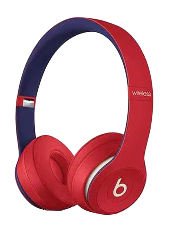 

Beats Solo 3 Wireless / Bluetooth On-Ear Noise Cancelling Headphone, Club Red