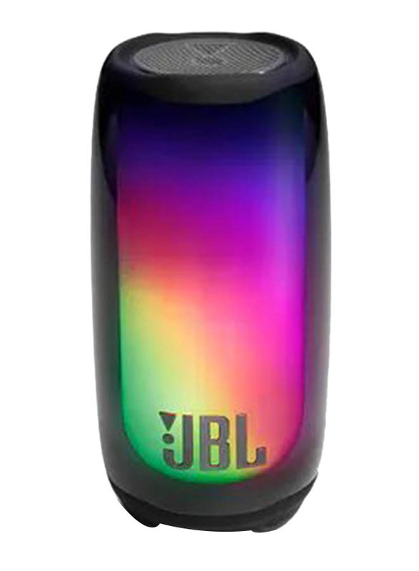 JBL Pulse 5 Portable Bluetooth Speaker with Light Show, Black