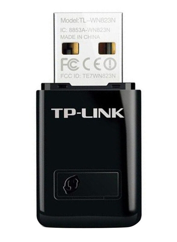 

TP-Link N300 Mini USB Wireless Wi-Fi Network Adapter TL-WN823N, Black