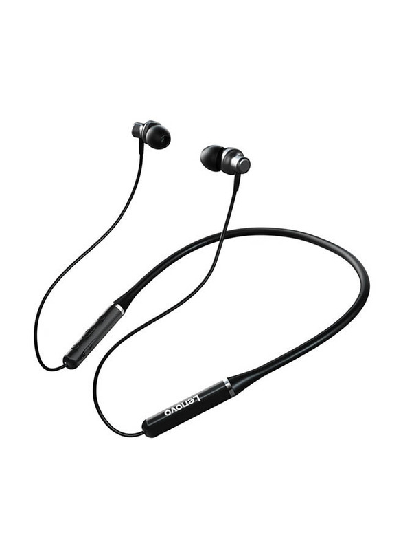 Lenovo HE05 Pro Wireless In-Ear Neckband, Black