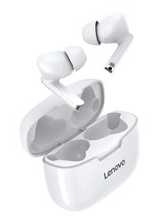 Lenovo XT90 Wireless / Bluetooth In-Ear Noise Cancelling Earbuds with Charging Case, White