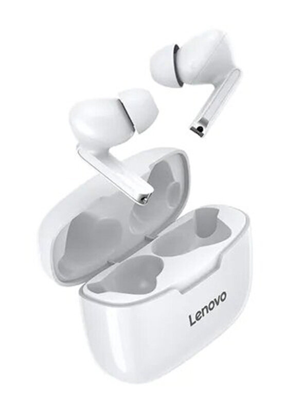 

Lenovo XT90 TWS Wireless In-Ear Noise Cancelling Earphones with Touch Control Hands-Free Stereo Sound, White