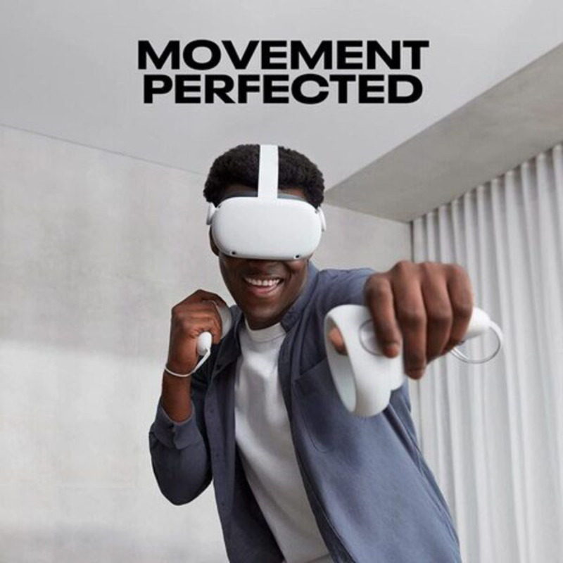 Oculus Quest 2 Virtual Reality Headset, White/Black