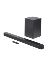 JBL 2.1 Channel Sound Bar with Wireless Subwoofer Set, 100120052, Black