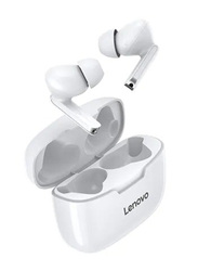 Lenovo XT90 TWS Wireless In-Ear Noise Cancelling Earphones with Touch Control Hands-Free Stereo Sound, White