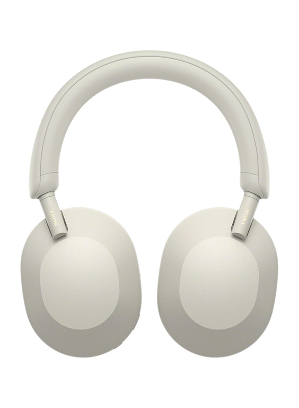 Sony Wireless / Bluetooth Over-Ear Noise Cancelling Headphones with Mic, WH1000XM5/S, Silver