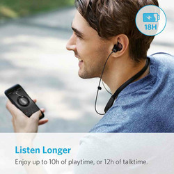 Anker SoundBuds Lite Wireless / Bluetooth In-Ear Headset, Black