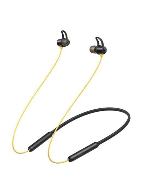 

Realme Wireless / Bluetooth In-Ear Headphones, Yellow/Black