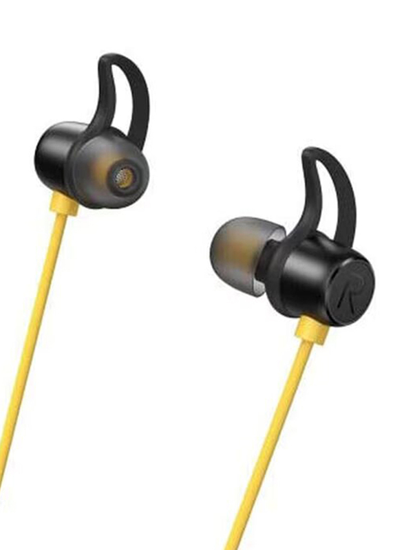 Realme Wireless / Bluetooth In-Ear Headphones, Yellow/Black