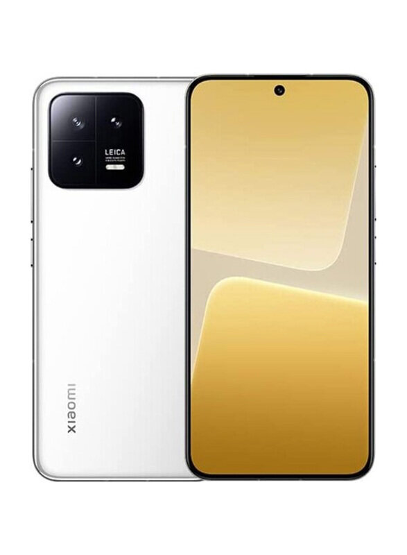 

Xiaomi 13 Pro 256GB White, 12GB RAM, HDR+ Display, Snapdragon 8 Gen 2, Leica Professional Optional Lens, 67W Turbo Charging, 5G, Dual Sim Smartphone