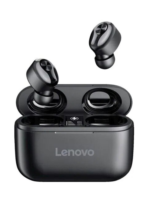 Lenovo HT18 TWS Wireless / Bluetooth In-Ear Noise Cancelling Headphones, Black