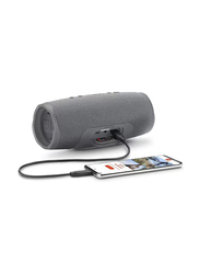 JBL Charge 4 Portable Bluetooth Speaker, Grey