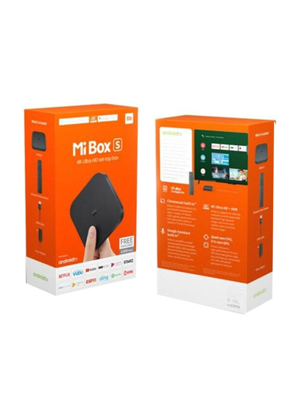 Xiaomi Mi Box S 4K Ultra Hd Set-Up Box, Black