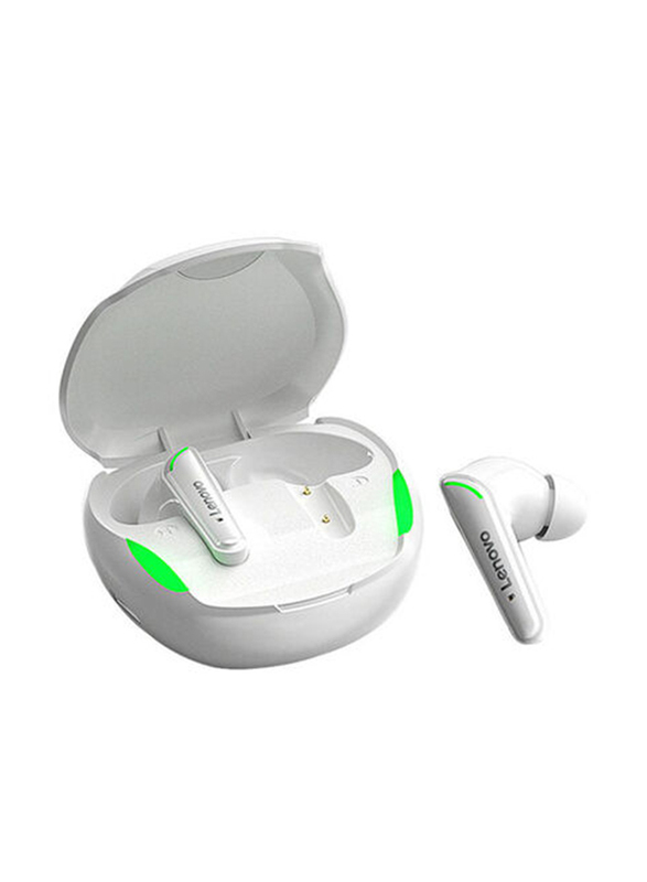Lenovo XT92 Wireless In-Ear Noise Cancelling Gaming Earbuds, White